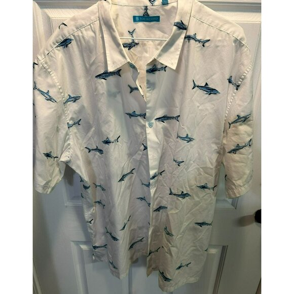 Tori Richard Men's 3XL Resort Wear Button-Up Shirts Set Of 3 - Ocean Wave Shark - Picture 8 of 12